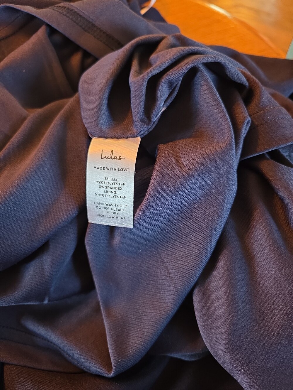 Lulus Melora Navy Blue Maxi Dress NWT Mermaid Wedding Guest Evening Gown S - Picture 9 of 9